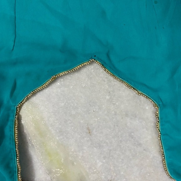 Winsome Looking Multi Stones Saree - Picture 7 of 8